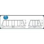 BESTWAY Power Steel medence szett, 4,04 x 2,01 x 1,00 m (56442)