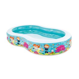   INTEX 56490, Seashore felfújható gyermekmedence, 2,62 x 1,60 x 0,46 m
