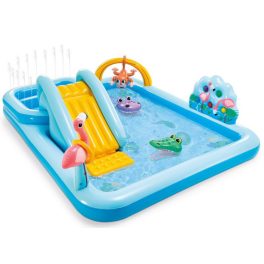   INTEX 57161, Jungle adventure play center felfújható gyermekmedence, 2,44 x 1,98 x 0,71 m
