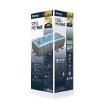BESTWAY Power Steel csővázas medence szett, 488 x 244 x 122 cm, papírszűrős, létrával, takaróponyvával (56670)