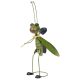 Kerti dekoráció, MagicHome Mecco 5201, hangya ásóval, zöld, 31 x 13 x 53 cm, fém