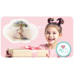 Kétkerekű futóbicikli, Ricokids Fun Adventure, rózsaszín, acél váz, EVA hab kerekek 29 cm, állítható ülésmagasság 32–42 cm, hátsó fék, ultrakönnyű