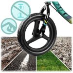 Kétkerekű futóbicikli, Ricokids Fun Adventure, zöld, acél váz, EVA hab kerekek 29 cm, állítható ülésmagasság 32–42 cm, hátsó fék, ultrakönnyű