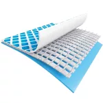 Medence belső fólia, Intex Metal Frame, 457 x 122 cm, kék, kerek, 3 rétegű PVC, leeresztő szeleppel, szűrő csatlakozással (10098)