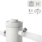 INTEX C330, Papírszűrős vízforgató 1,2m3/h (26602)