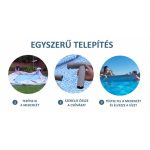 INTEX MetalPrism Set Chevron négyszögletű medence 400 x 200 x 100 cm (26780)