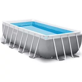   INTEX MetalPrism Set négyszögletű medence 400 x 200 x 100 cm (26788)