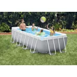 INTEX MetalPrism Set négyszögletű medence 400 x 200 x 122 cm (26790NP)