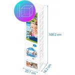 INTEX Metal Frame Canopy medence 183 x 38 cm, kék (28209)