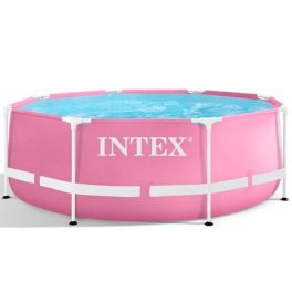 INTEX Metal medence 244 x 76 cm, rózsaszín (28290)
