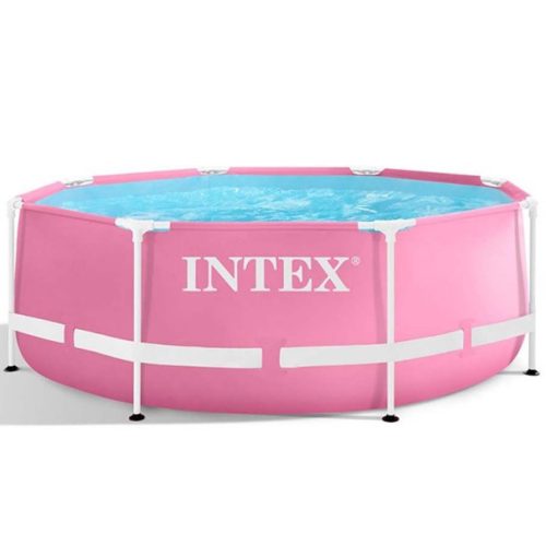 INTEX Metal medence 244 x 76 cm, rózsaszín (28290)