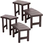 Pad szett, Intex PureSpa, 221 × 76 × 60 cm, barna, 2 közepes és 2 magas pad, összekapcsolható, 160 kg teherbírás, 4 személyes kerek jakuzzihoz (28515)