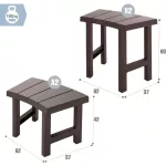 Pad szett, Intex PureSpa, 221 × 76 × 60 cm, barna, 2 közepes és 2 magas pad, összekapcsolható, 160 kg teherbírás, 4 személyes kerek jakuzzihoz (28515)