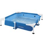INTEX Square Frame Baby Pool Set pancsoló medence szett, 152 x 152 x 30.5 cm (48402)