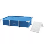 INTEX Rectangular Frame Baby Pool Set pancsoló medence szett, rámpával, 229 x 152 x 45.7 cm (48404)