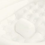 Felfújható babafürdető, Intex, csillagos, 89 x 66 x 25 cm, fehér, puha felfújható kialakítás, csúszásgátló támasztó dudorral, kézi pumpával (48523)