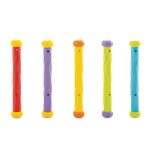 Víz alatti játék, Intex, Játékpálcikák, 19 × 3 cm, többszínű, puha rugalmas anyagból, süllyedő kialakítással, függőlegesen megáll a vízben (55504)