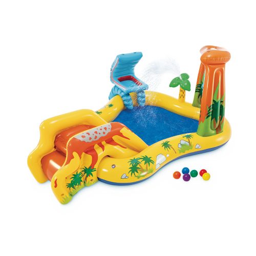 INTEX Dinosaur Play Center élménymedence 249 x 191 x 109cm (57444)