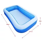INTEX Family Swim Center medence 310 × 178 × 56 cm (58484)