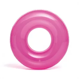 INTEX átlátszó rózsaszín úszógumi D76cm (59260)
