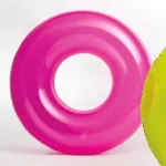 INTEX átlátszó rózsaszín úszógumi D76cm (59260)