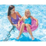 INTEX átlátszó rózsaszín úszógumi D76cm (59260)