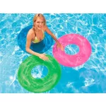 INTEX átlátszó kék úszógumi D76cm (59260)
