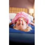 INTEX Classic Downy felfújható matrac, 152 x 203 x 25 cm, kék, plüss felső rész, 2in1 szelep, Wave Beam belső szerkezet (64759)