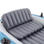 Felfújható csónak szett, Intex Excursion 5, 366 x 168 x 43 cm, kék, ötszemélyes, megerősített PVC, pumpával és evezőkkel (66325)