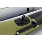 Felfújható csónak szett, Intex Seahawk 2, 236 x 114 x 41 cm, zöld, kétszemélyes, megerősített PVC, pumpával és evezőkkel (66332)