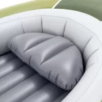 Felfújható csónak szett, Intex Seahawk 3, 295 x 137 x 43 cm, zöld, háromszemélyes, megerősített PVC, pumpával és evezőkkel (66333)