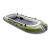 Felfújható csónak szett, Intex Seahawk 4, 351 x 145 x 48 cm, zöld, négyszemélyes, megerősített PVC, pumpával és evezőkkel (66334)