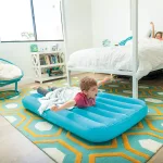 INTEX Cozy Kidz felfújható matrac, kék, 88 x 157 x 18cm (66803)