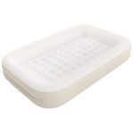 Felfújható vendégágy gyerekeknek, Intex Kidz, 168 x 107 x 25 cm, bézs, kivehető belső matraccal, leesésgátló peremmel, kézi pumpával és hordtáskával (66811)