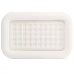 Felfújható vendégágy gyerekeknek, Intex Kidz, 168 x 107 x 25 cm, bézs, kivehető belső matraccal, leesésgátló peremmel, kézi pumpával és hordtáskával (66811)
