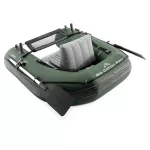 Felfújható horgászcsónak, Intex Big Catch Pro, 165 x 119 x 38 cm, sötétzöld, egyszemélyes, megerősített PVC, horgászbot-tartókkal, evezőkkel, pumpával és hordozó hátizsákkal (68381NP)