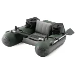 Felfújható horgászcsónak, Intex Big Catch Pro, 165 x 119 x 38 cm, sötétzöld, egyszemélyes, megerősített PVC, horgászbot-tartókkal, evezőkkel, pumpával és hordozó hátizsákkal (68381NP)