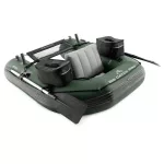 Felfújható horgászcsónak, Intex Big Catch Pro, 165 x 119 x 38 cm, sötétzöld, egyszemélyes, megerősített PVC, horgászbot-tartókkal, evezőkkel, pumpával és hordozó hátizsákkal (68381NP)
