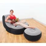 INTEX Ultra Lounge felfújható fotel, lábtartóval, 99 x 130 x 76cm (68564)