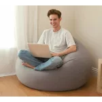 Intex Beanless felfújható fotel, szürke 107 x 104 x 69cm (68579)