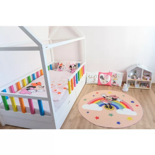 TOP! Disney gyerekszőnyeg - Minnie t02 120cm kör