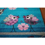 TOP! Dy. Bella 02 Türkiz 160X220Cm  Gyerekszőnyeg