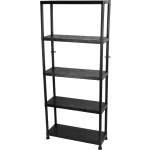 Top! Strend Pro 5 polcos műanyag műhelypolc, 181 x 80 x 30 cm, teherbírás: 20 kg/polc