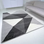 TOP! Berlin F8001 szürke 80x150cm- modern szőnyeg