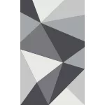 TOP! Berlin F8001 szürke 80x150cm- modern szőnyeg