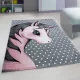 TOP! Ay. kids 590 rózsaszín 80x150cm gyerek szőnyeg akciò