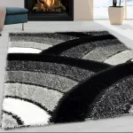 TOP! Den. Melissa new 1143 Fekete 60szett=60x220cm+2dbx60x110cm szőnyeg