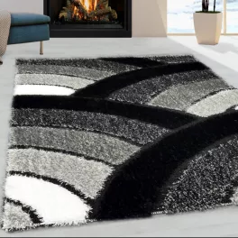   TOP! Den. Melissa new 1143 Fekete 60szett=60x220cm+2dbx60x110cm szőnyeg