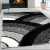 TOP! Den. Melissa new 1143 Fekete 60szett=60x220cm+2dbx60x110cm szőnyeg
