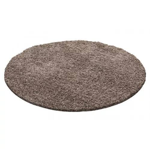 TOP! Ay. life 1500 mokka 120cm egyszínű kör shaggy szőnyeg